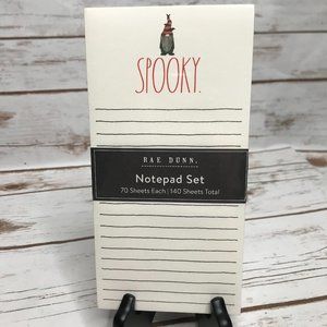 Rae Dunn Halloween Gnome Notepad Set